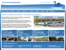Tablet Screenshot of mkmarina.co.uk
